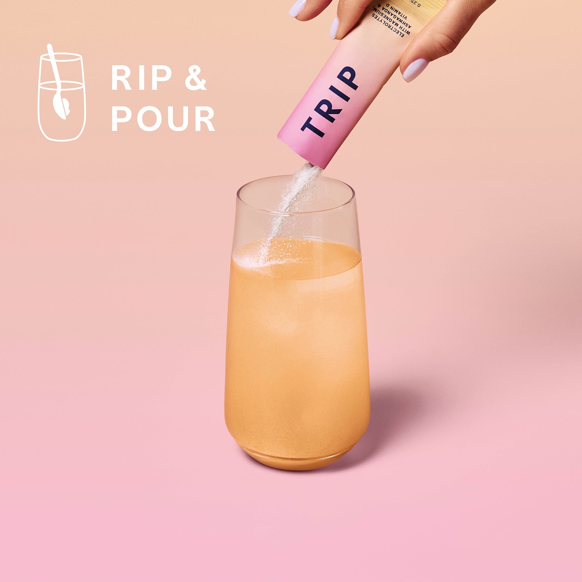 Peach Yuzu Electrolytes, Magnesium & Vitamin D